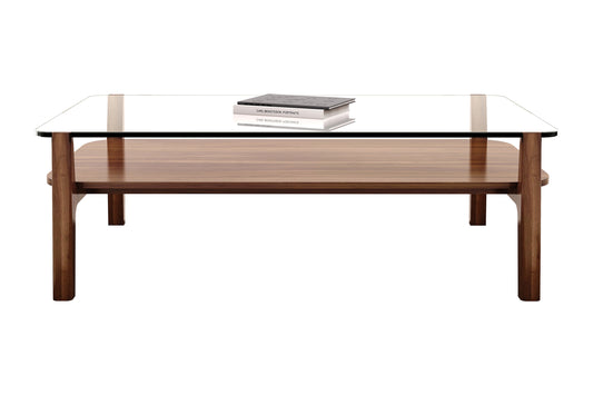 Soho Coffee Table, Rectangle, Dark Walnut, 46in