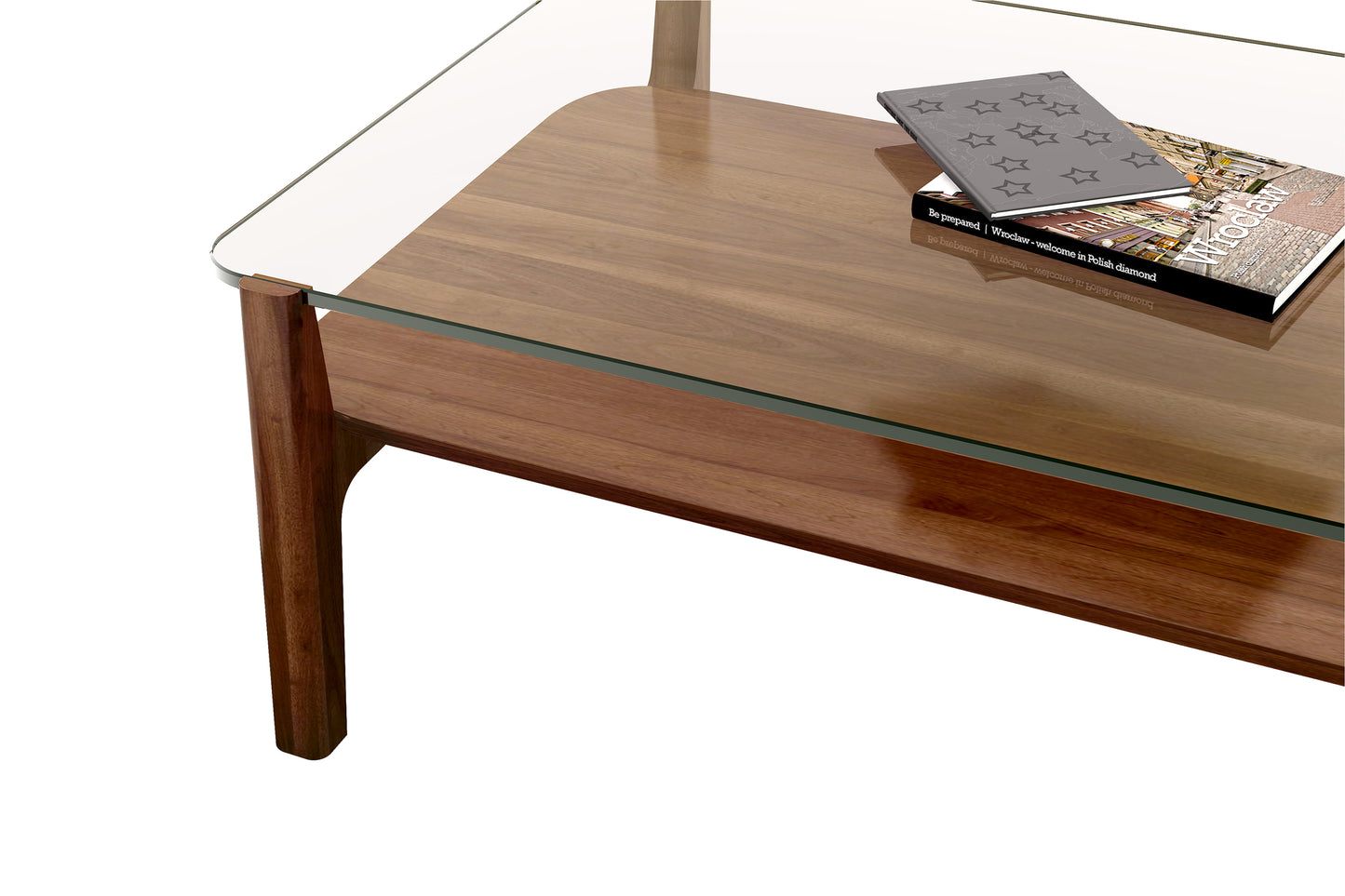 Soho Coffee Table, Rectangle, Dark Walnut, 46in