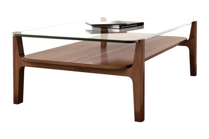 Soho Coffee Table, Rectangle, Dark Walnut, 46in