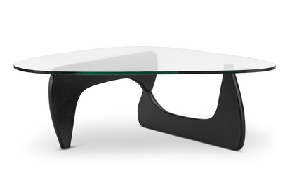 Noguchi Style Coffee Table, Black, 50in