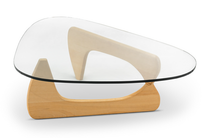 Noguchi Style Coffee Table, Natural, 50in