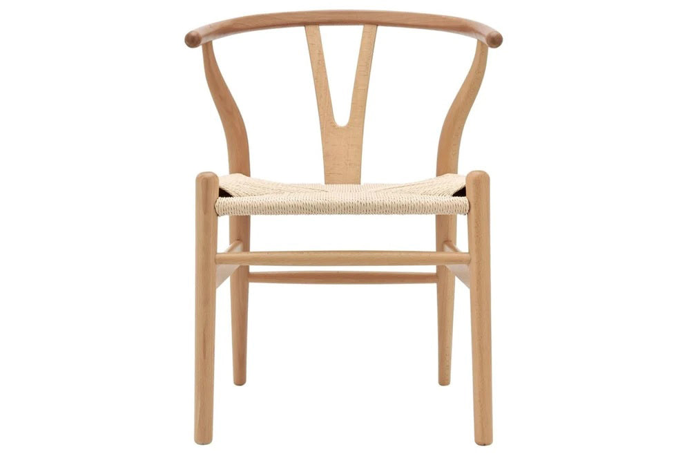 Wishbone Dining Chair, Natural with Natural Seat