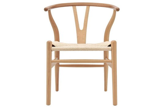 Wishbone Dining Chair, Natural with Natural Seat