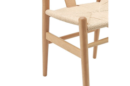 Wishbone Dining Chair, Natural with Natural Seat