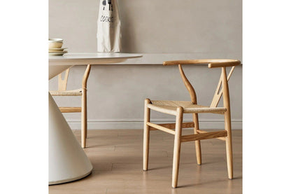 Wishbone Dining Chair, Natural with Natural Seat