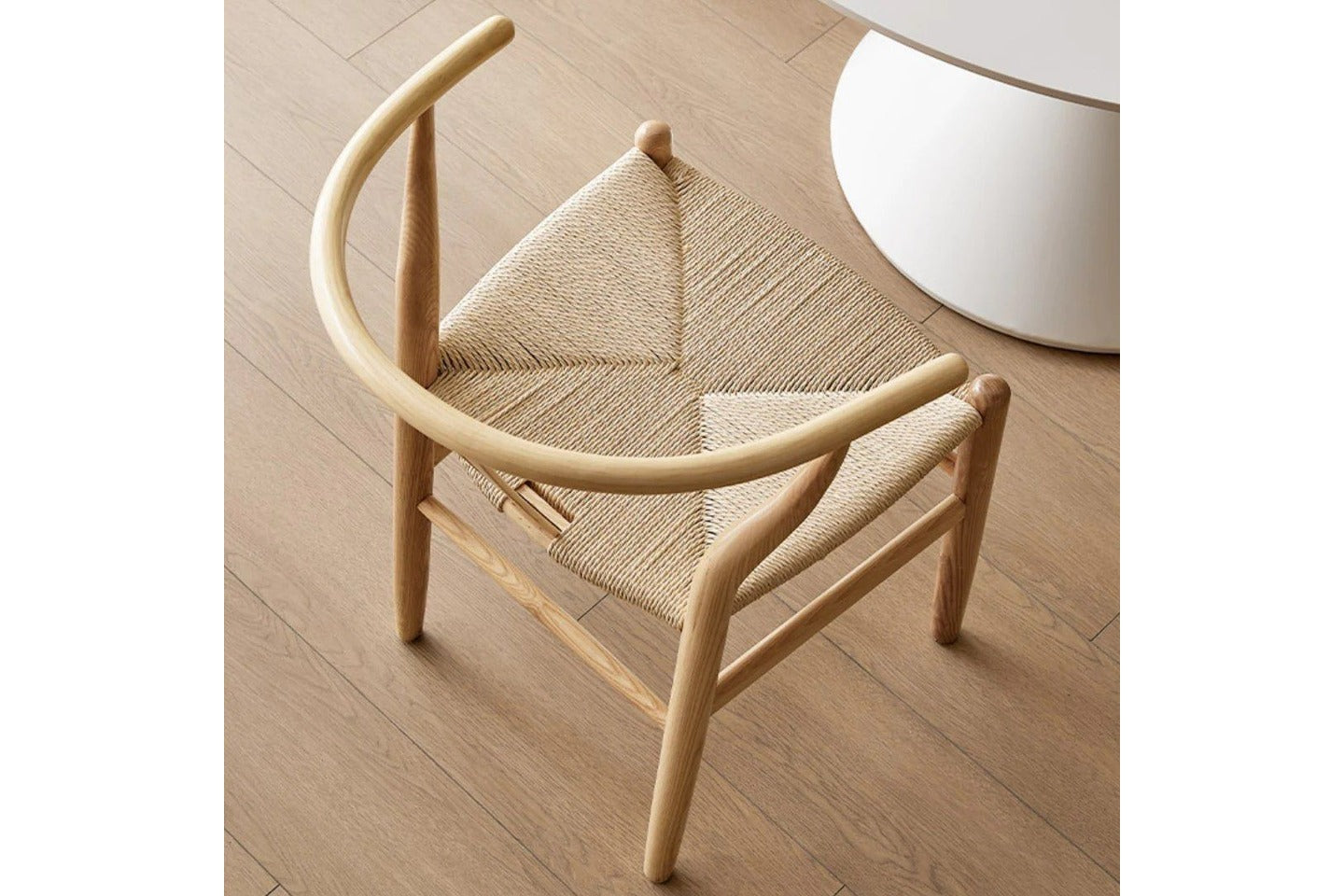 Wishbone Dining Chair, Natural with Natural Seat