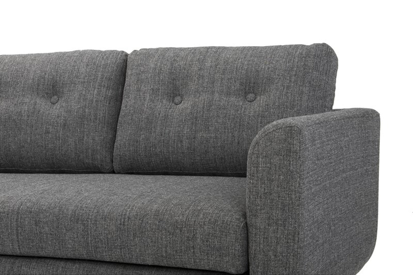 Glen 2 - Piece Upholstered Sectional, Left Facing, Dark Gray