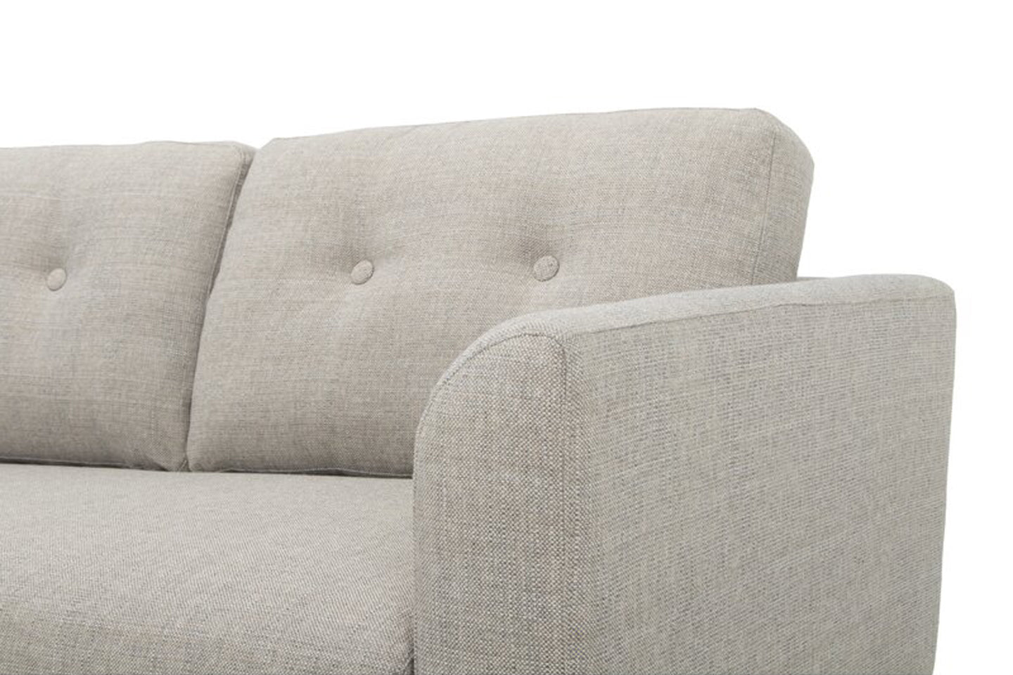 Glen 2 - Piece Upholstered Sectional, Left Facing, Venga Mole Light Gray