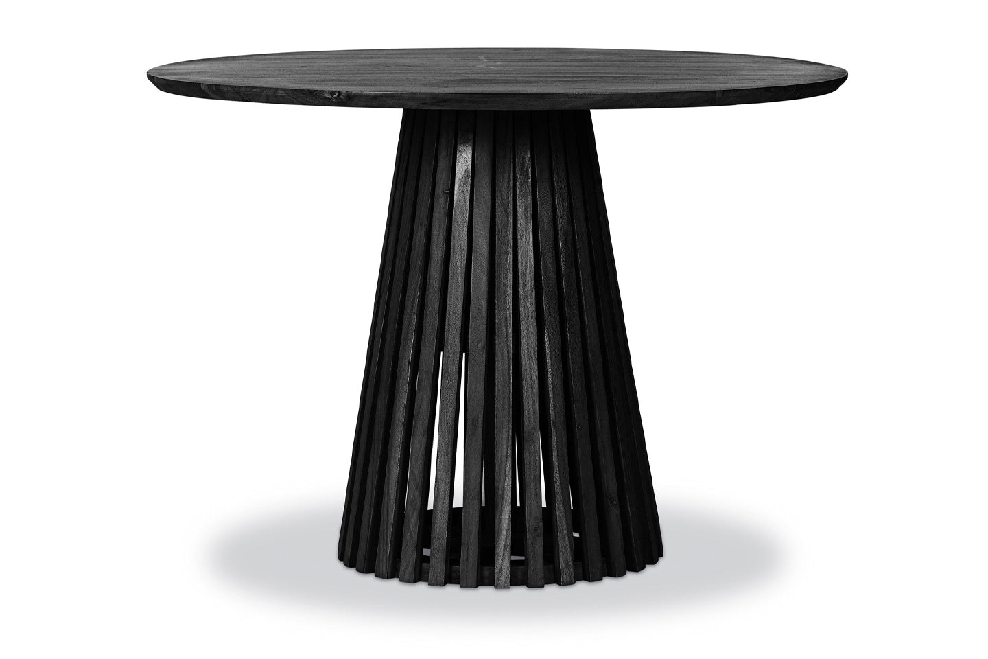 Gigi 46" Round Dining Table, Black