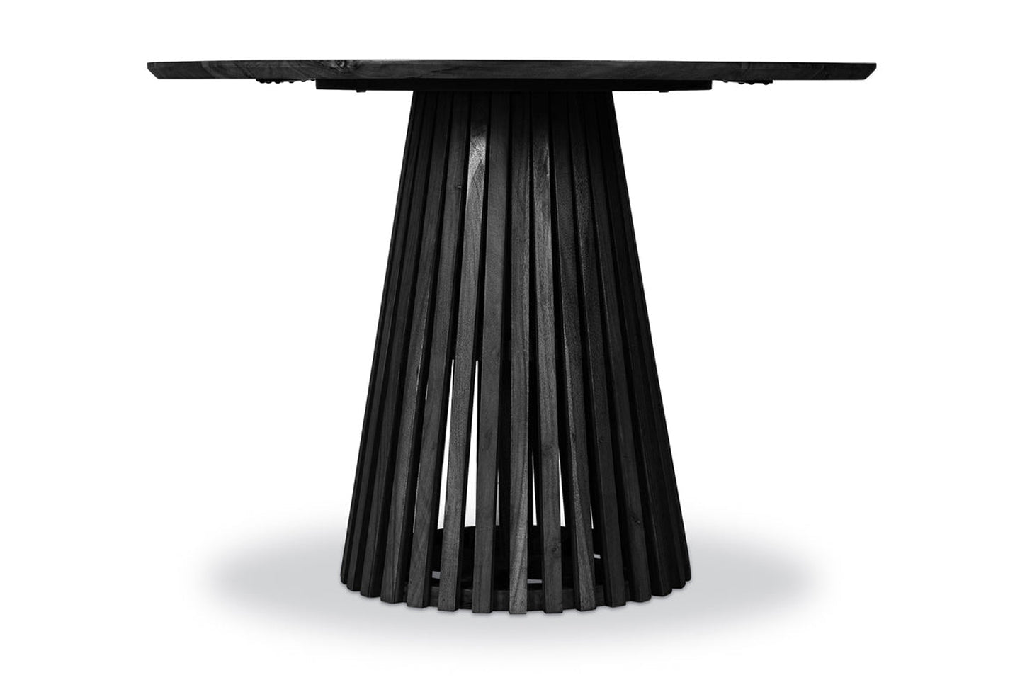 Gigi 46" Round Dining Table, Black