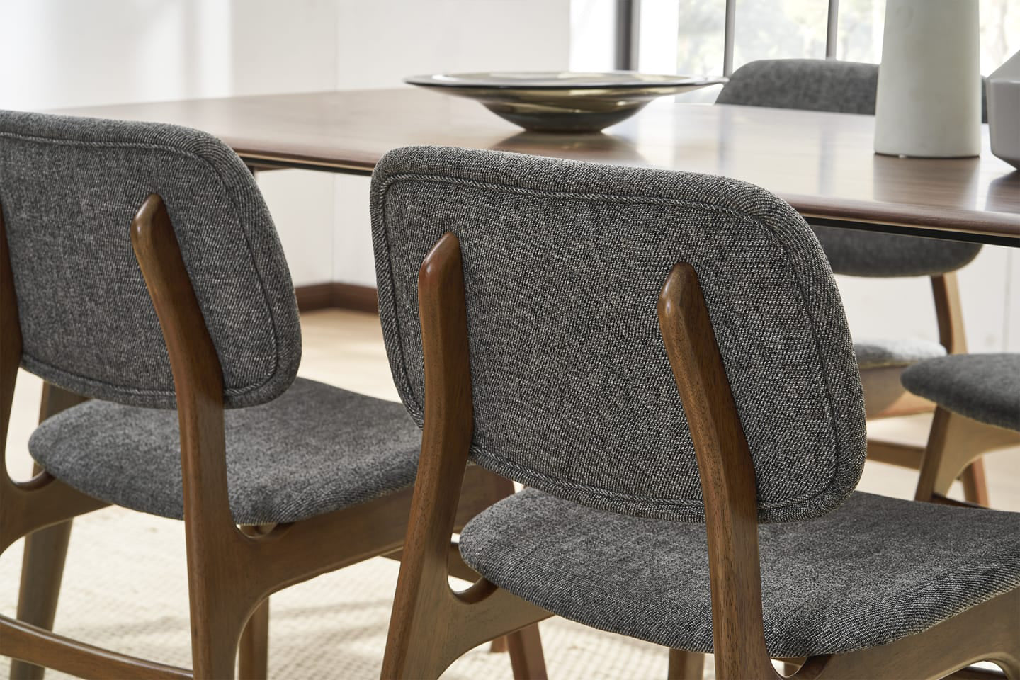 Joshua Chair, Charcoal Grey