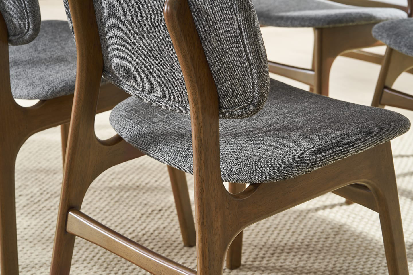 Joshua Chair, Charcoal Grey