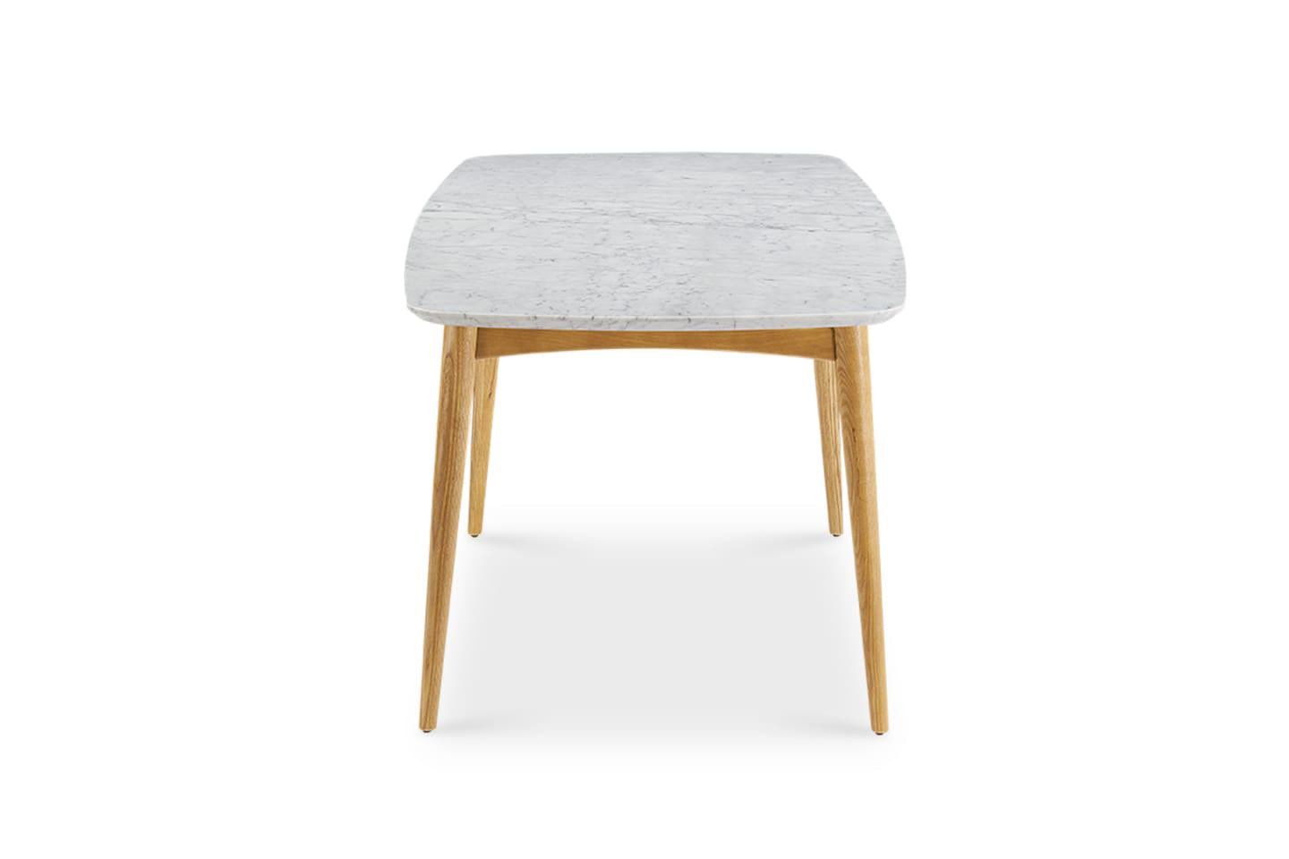 Kelsey Marble Dining Table, Natural Ash