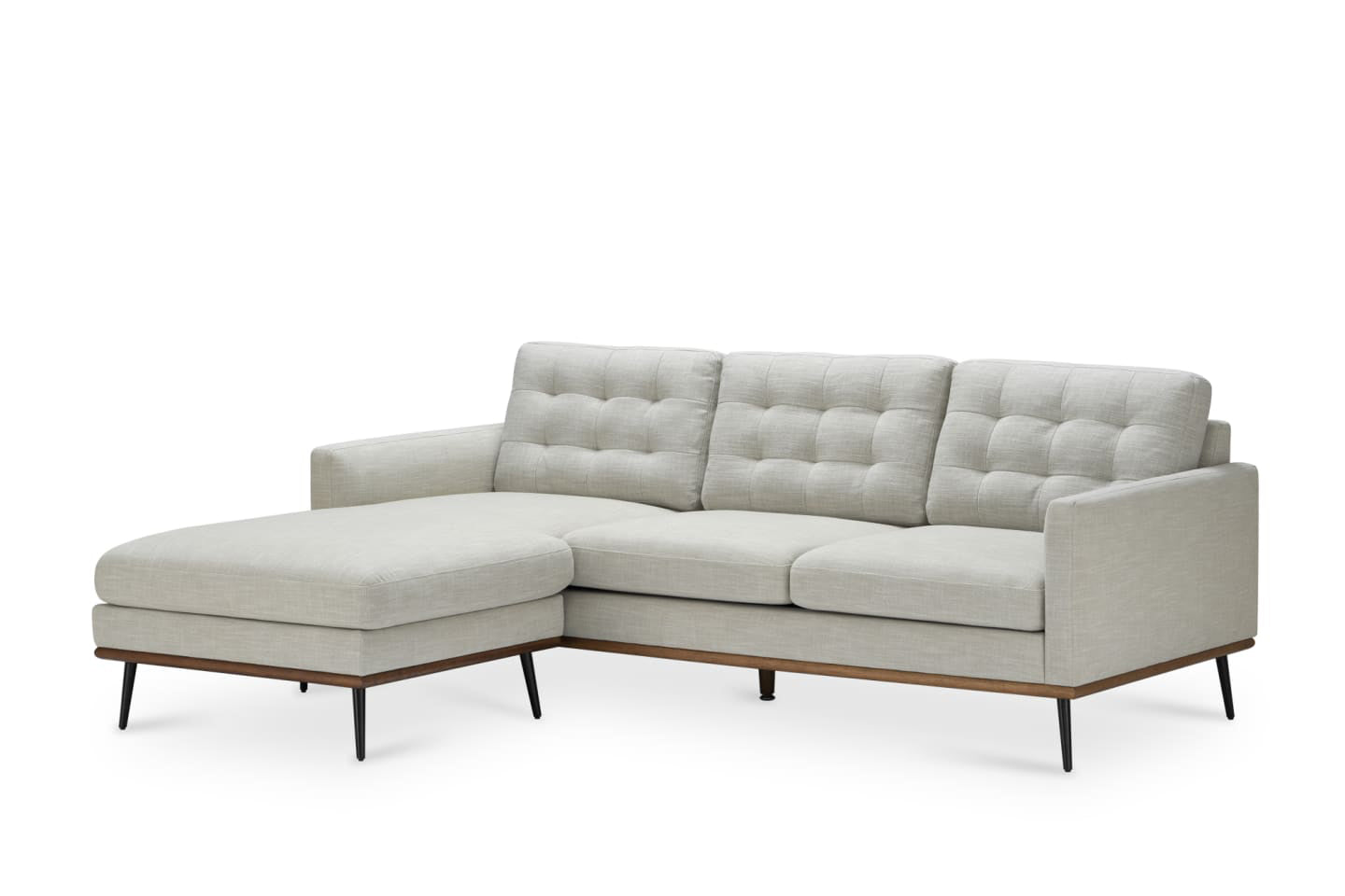 Loft Reversible Sectional Sofa, Beige