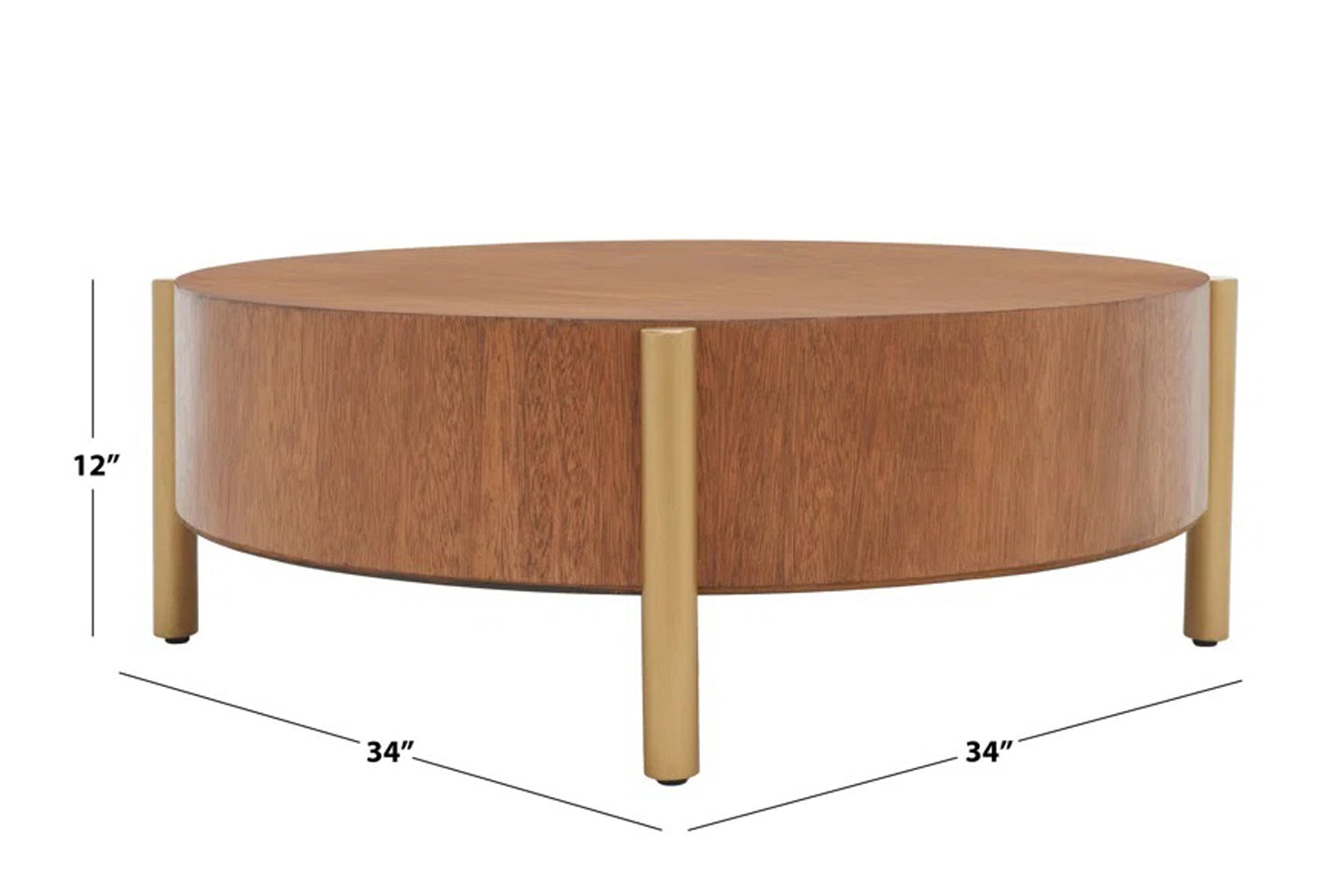 Asuka Coffee Table, Brown