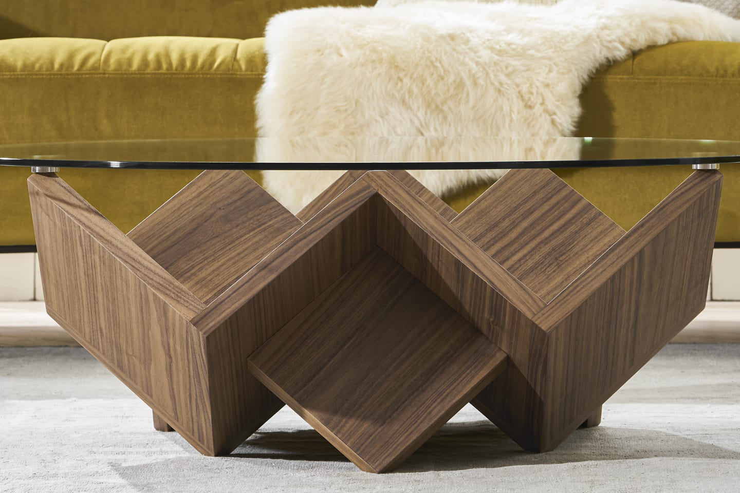 Cupid Coffee Table, Walnut