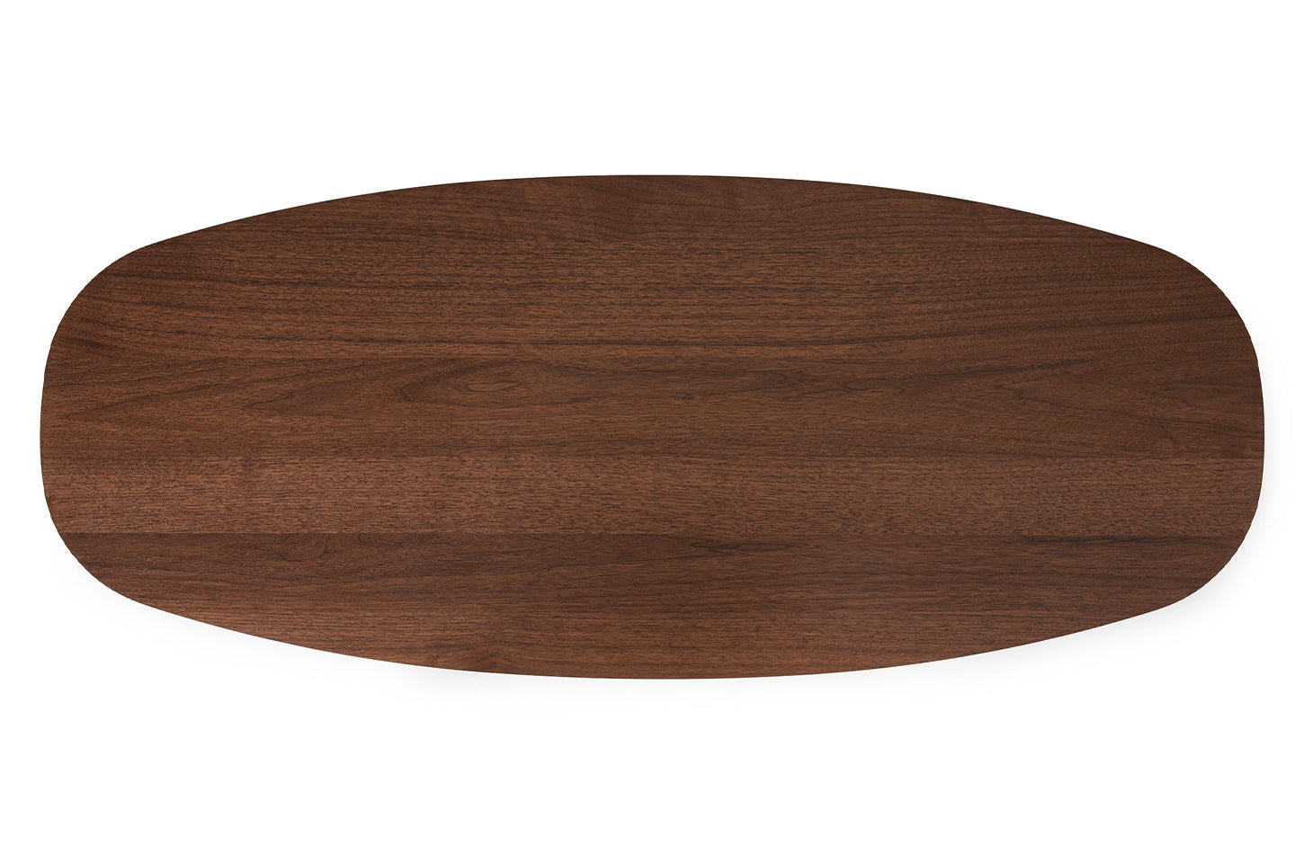 Lenia Oval Coffee Table, Walnut