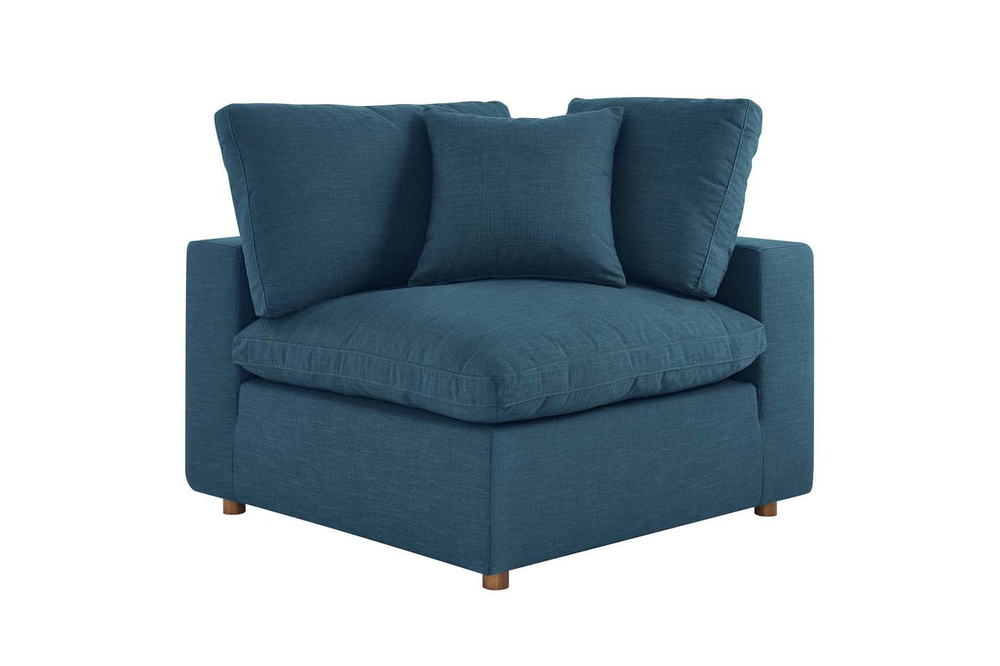 Commix Sectional Sofa, 2 Seater, Azure