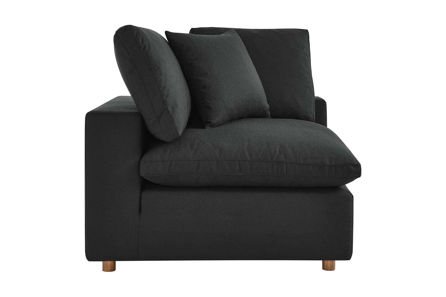 Commix Sectional Sofa, 2 Seater, Black