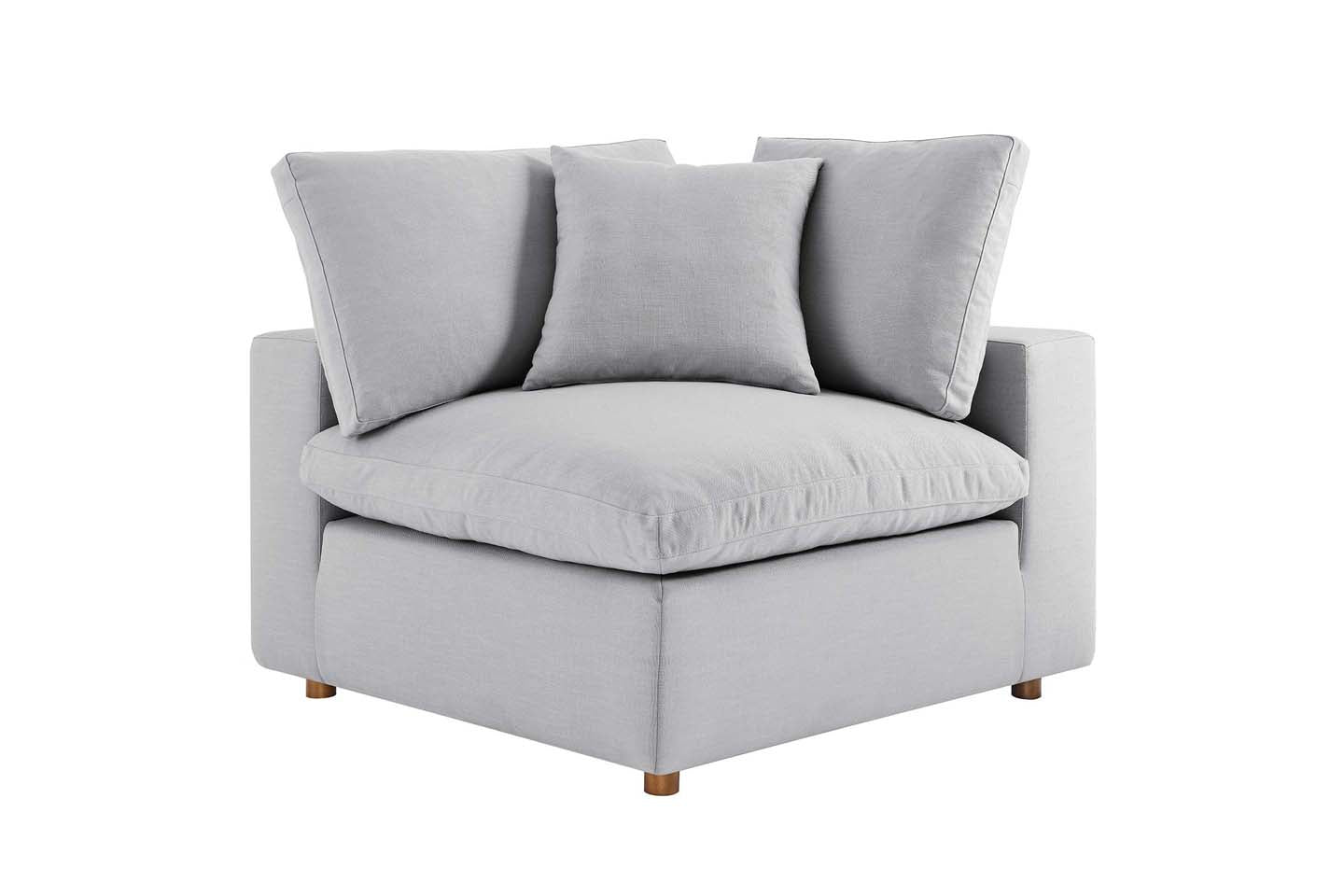 Commix Sectional Sofa, 2 Seater, Light Gray