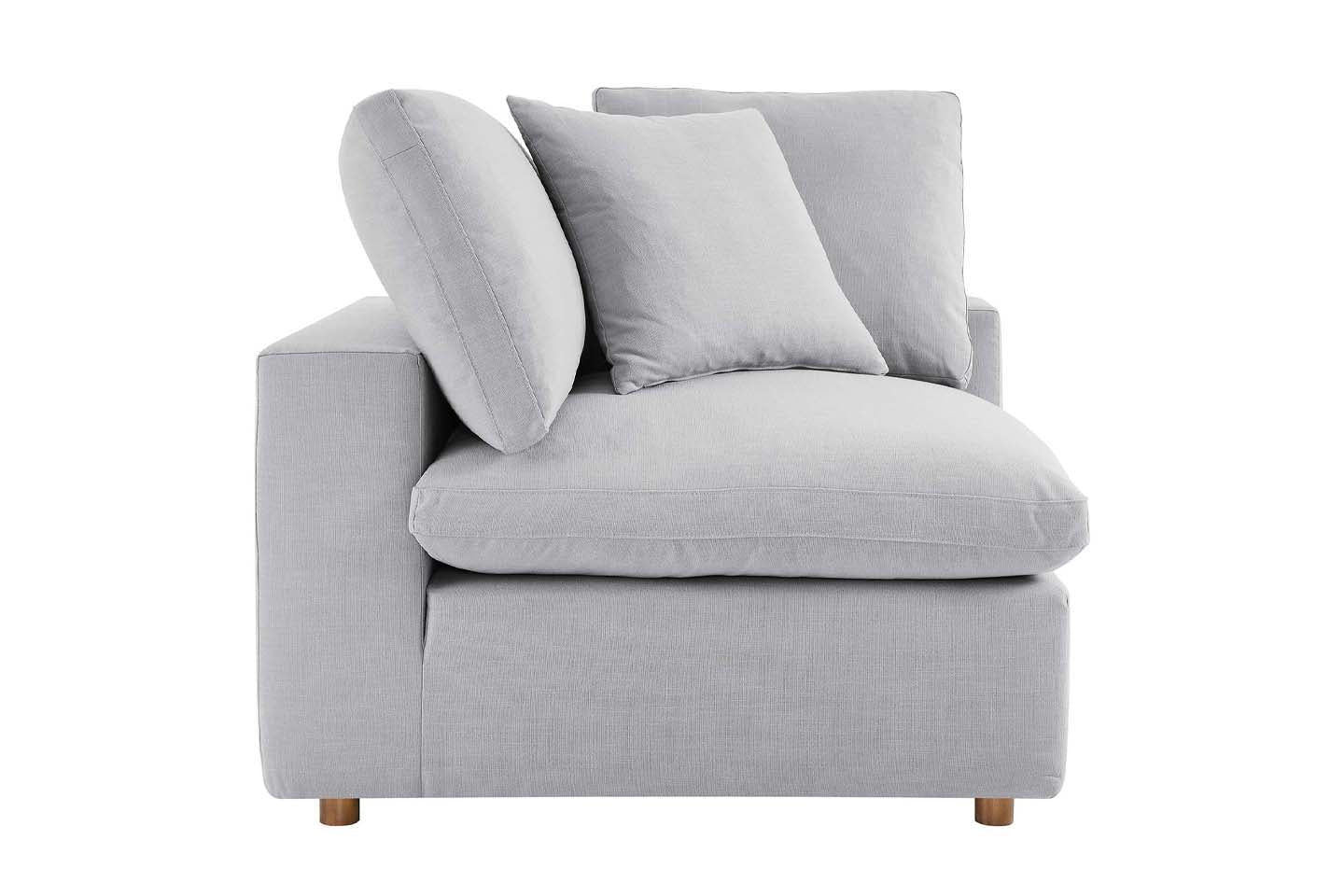 Commix Sectional Sofa, 2 Seater, Light Gray