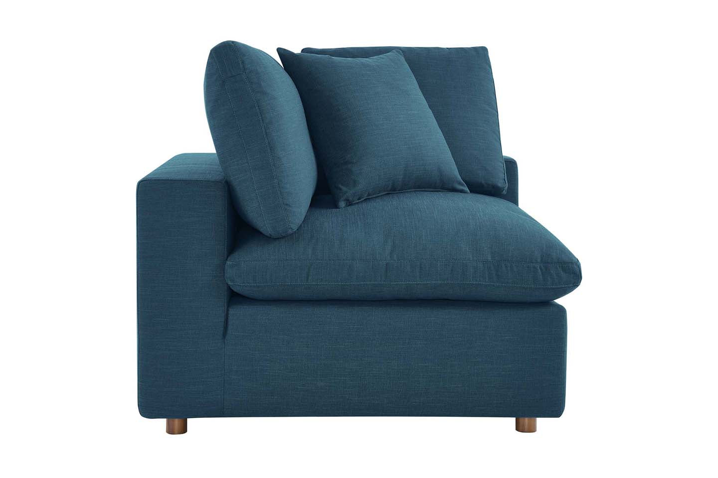 Commix Sectional Sofa, 3 Seater, Azure