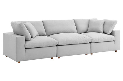 Commix Sectional Sofa, 3 Seater, Light Gray