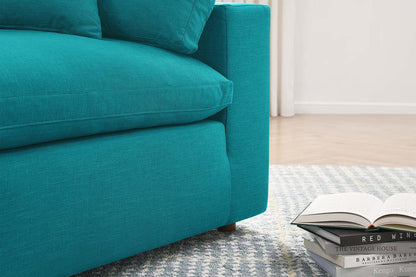 Commix Sectional Sofa, 3 Seater, Teal