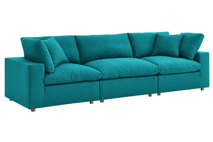 Commix Sectional Sofa, 3 Seater, Teal