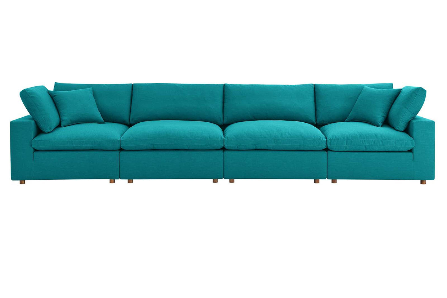 Commix Sectional Sofa, 4 Seater, Teal