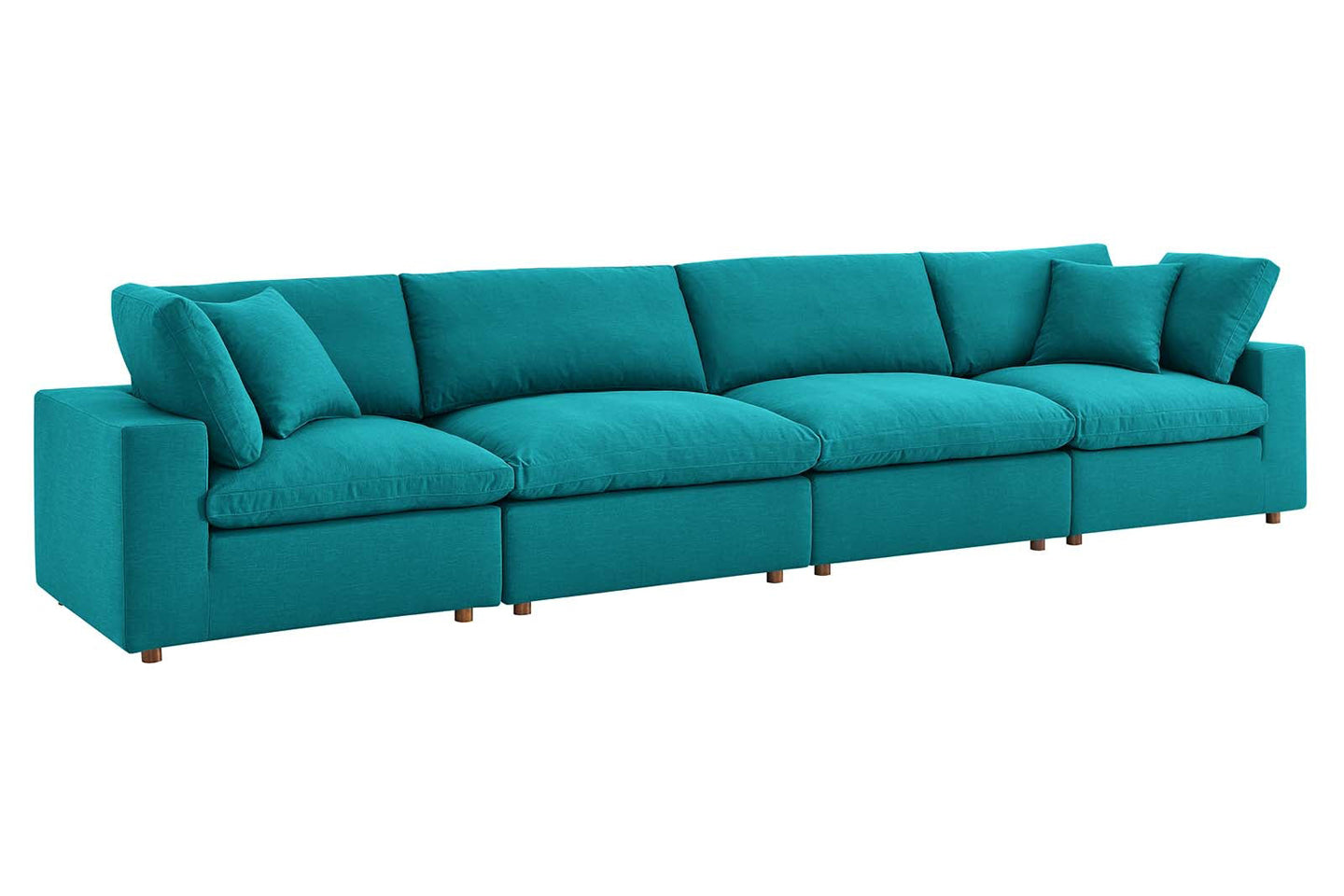 Commix Sectional Sofa, 4 Seater, Teal