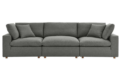 Commix Sectional Sofa, 3 Seater, Gray