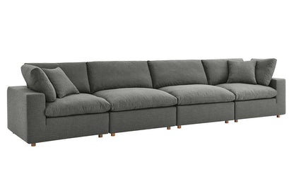 Commix Sectional Sofa, 4 Seater, Gray