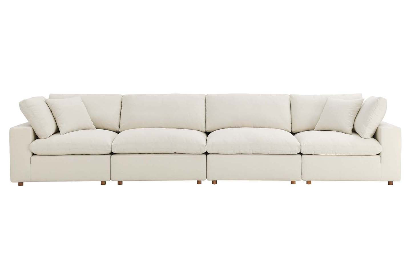 Commix Sectional Sofa, 4 Seater, Light Beige